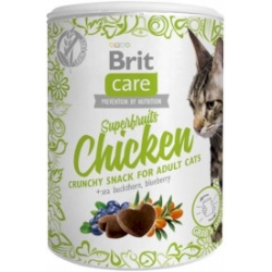 BRIT CARE CAT SNACK SUPERFRUITS CHICKEN 100g